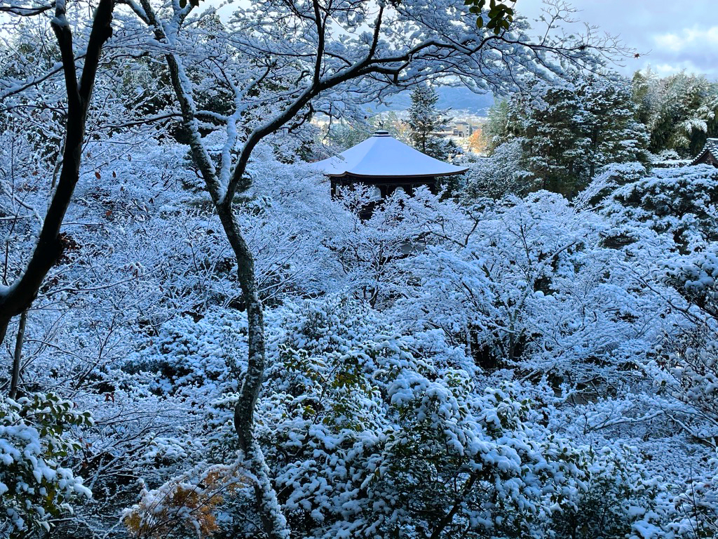 雪化粧の銀閣寺3