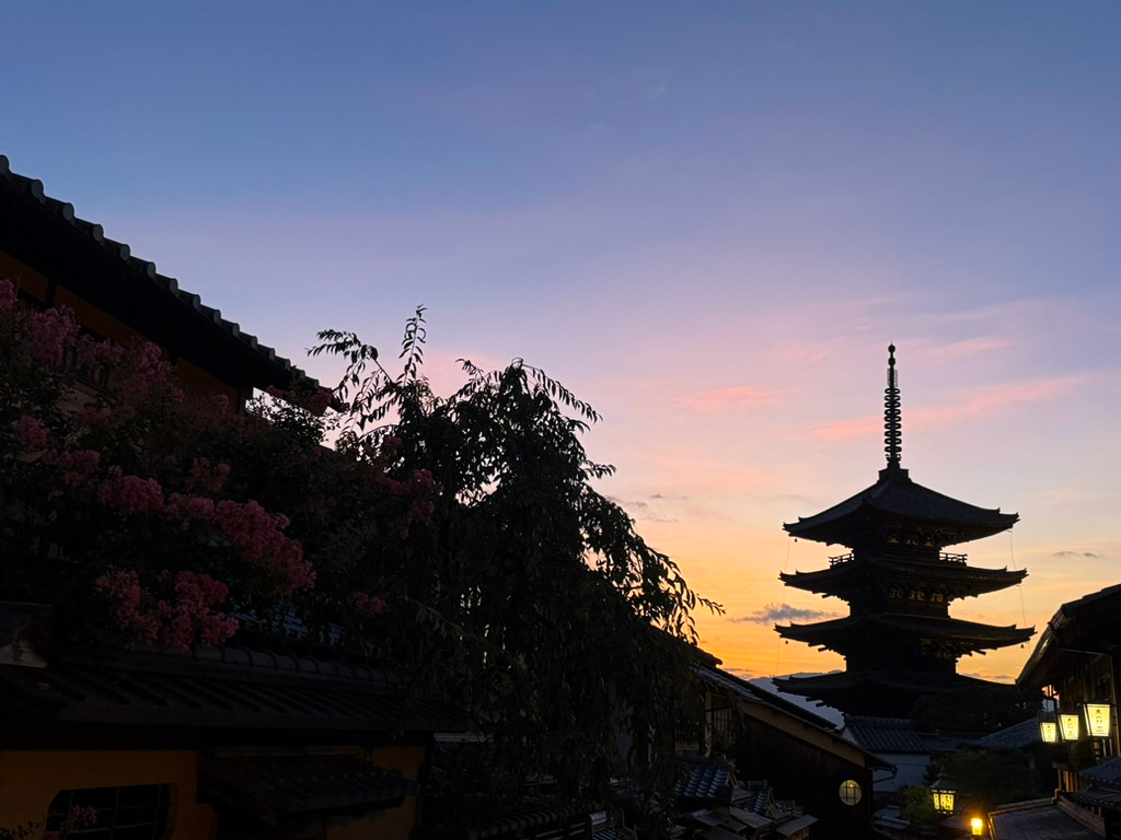 八坂の塔夕焼け-3