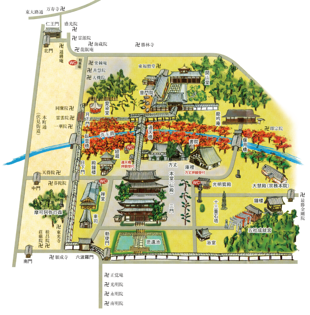 東福寺　境内図