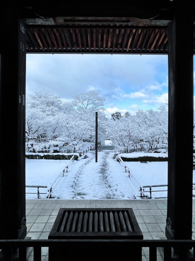 京都 永観堂 雪17