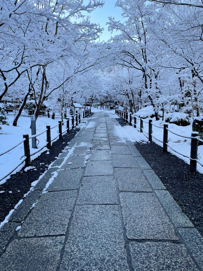 京都 永観堂 雪2