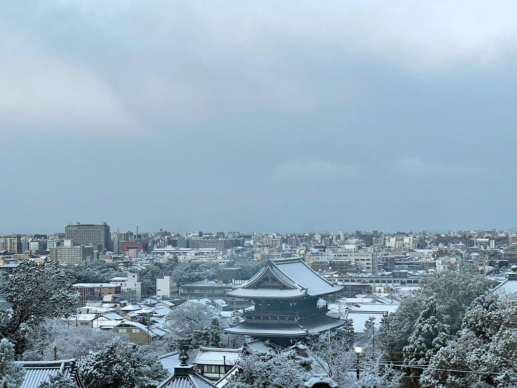 金戒光明寺の雪景色