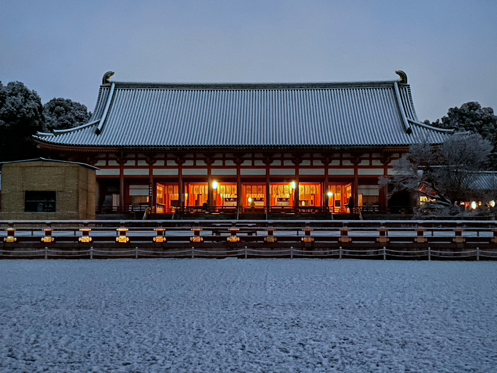 平安神宮 雪