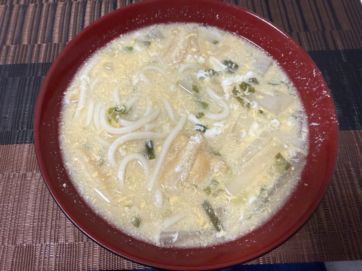 本田味噌で作った味噌煮込みうどん