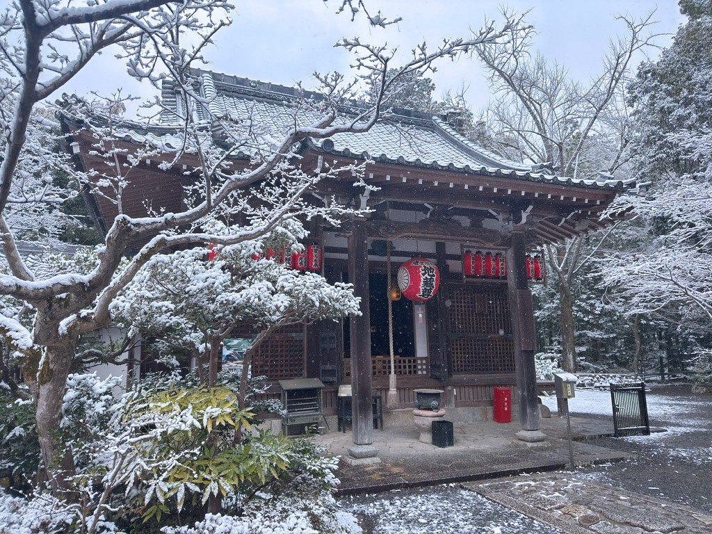 赤山禅院雪-1