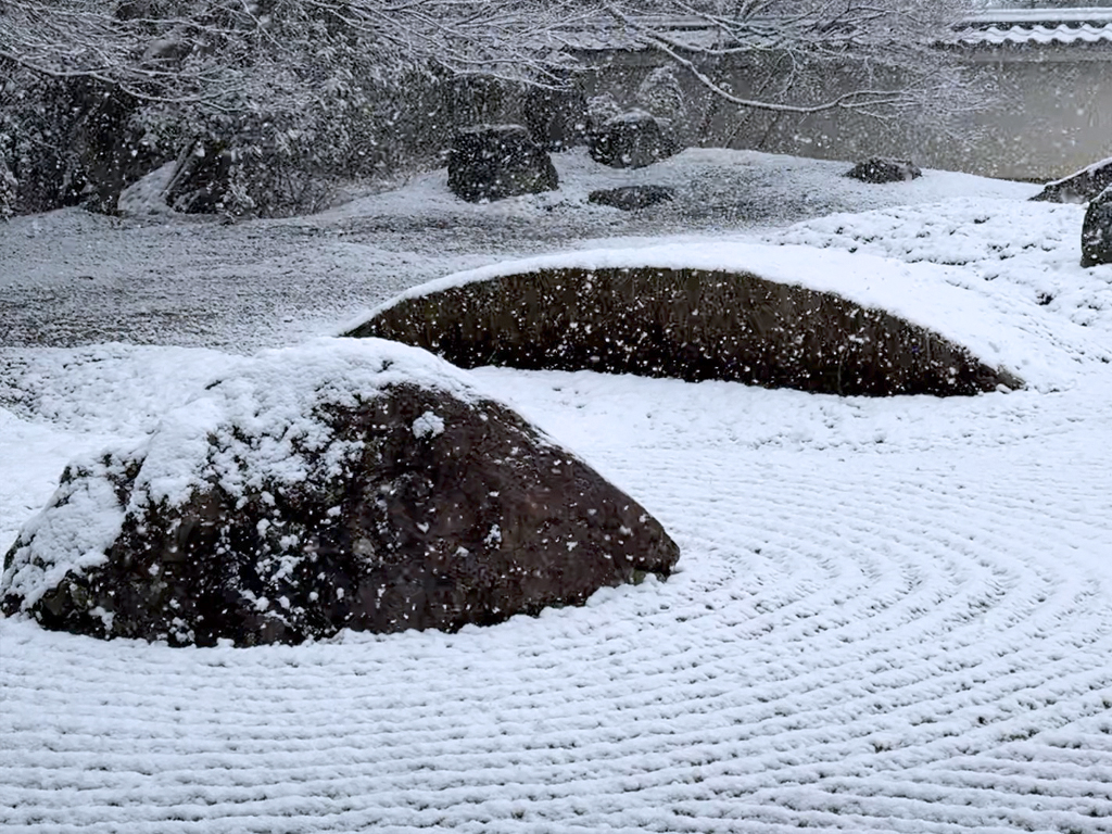 京都 実相院の雪景色-2