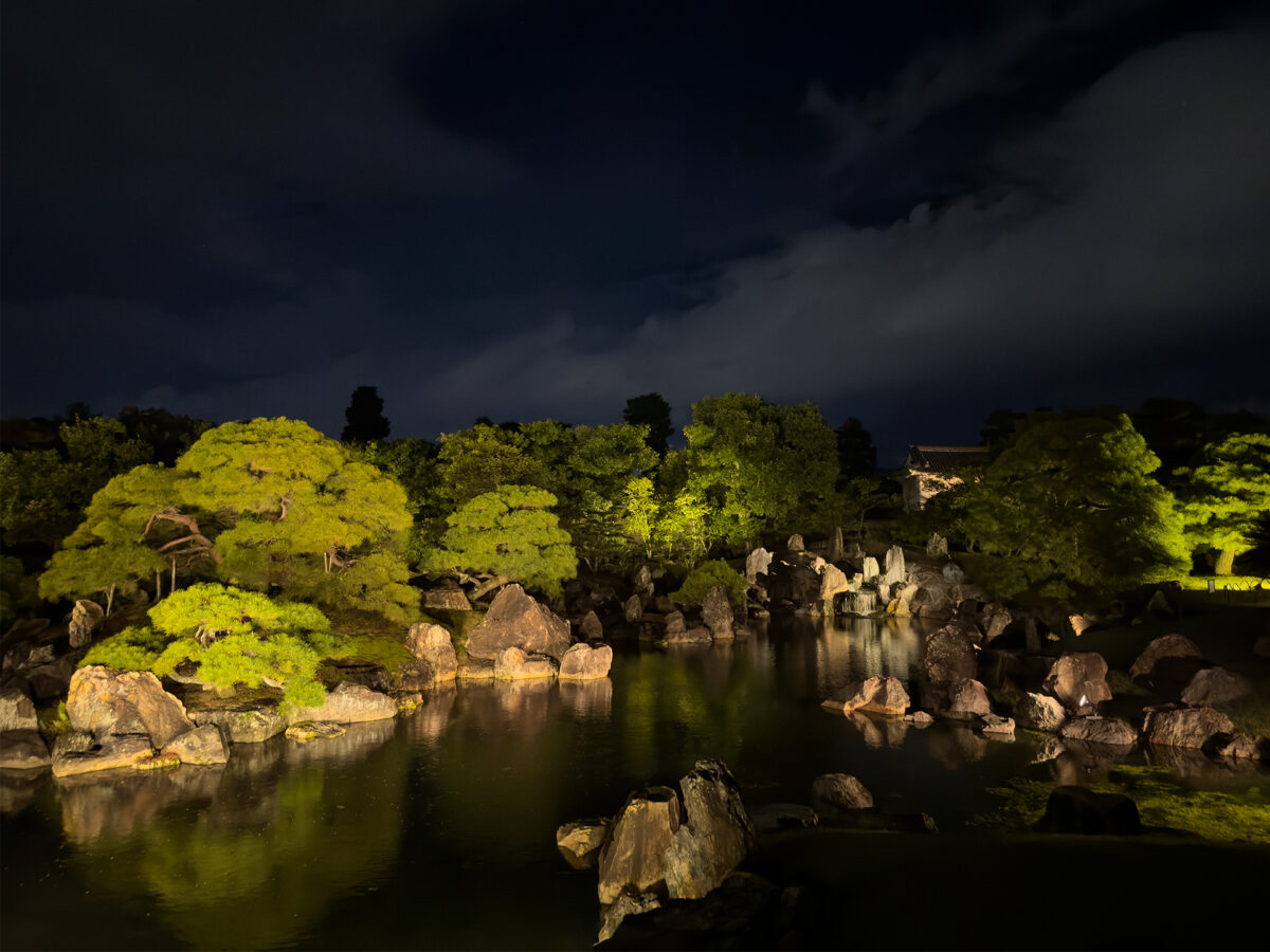 二条城の建築と光のアート